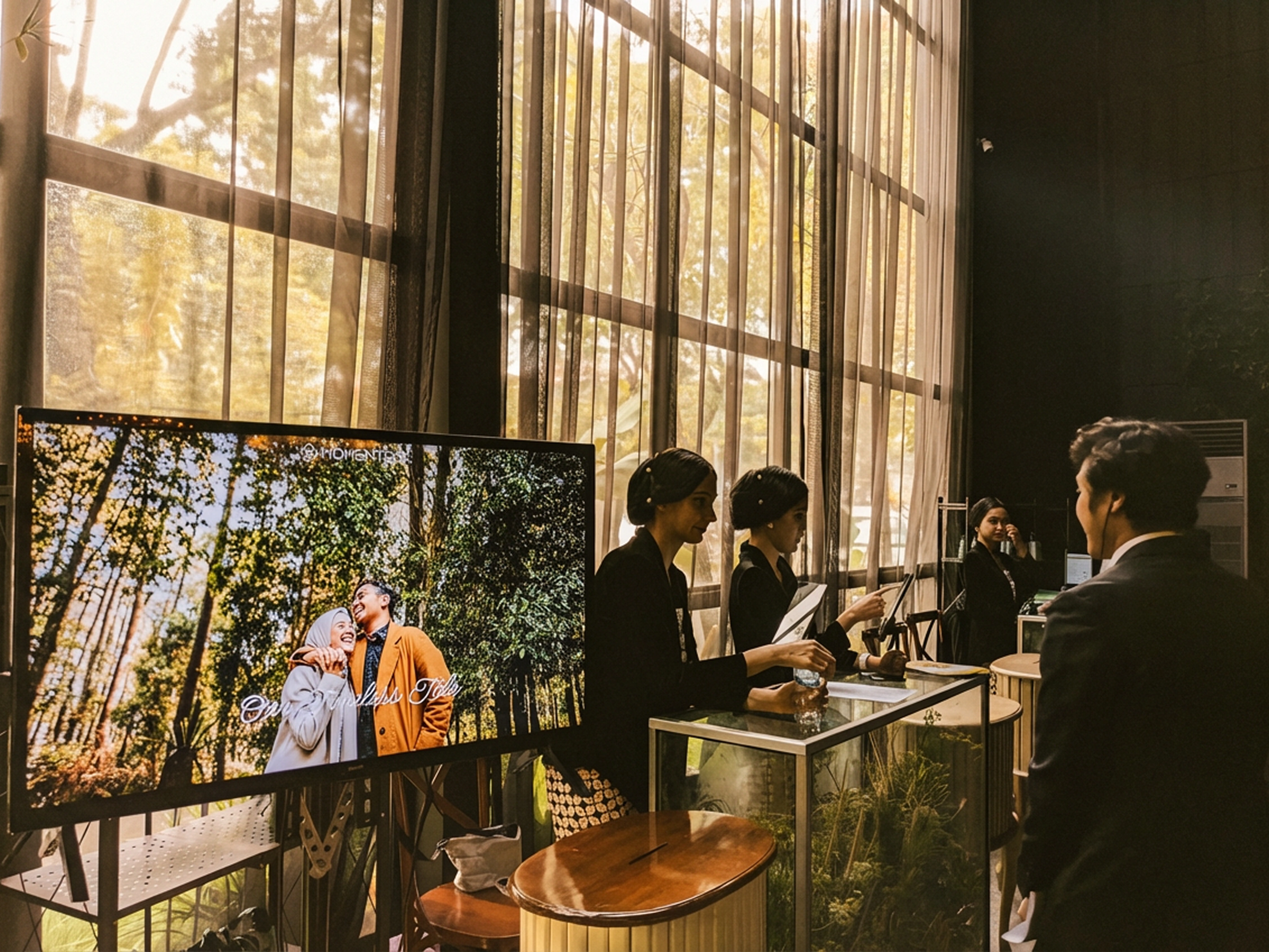 Digital Guestbook Device & Crew